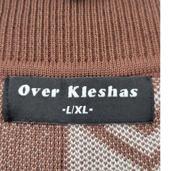 Retro Sweater Womens Large/X-Large V-Neck Heart 70's Retro Hippie Sweater Vest - Picture 5 of 7